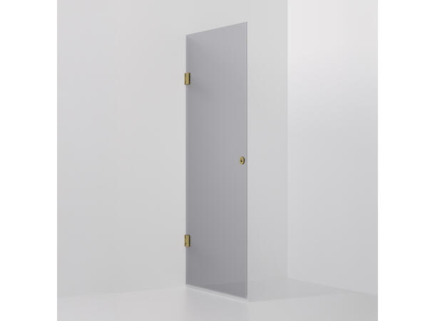 Form dør 90 x 198 cm - Sotet Polert Champagne Gull 