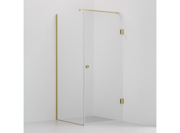 Quick Fastfelt + Form dør Børstet Champagne Gull 