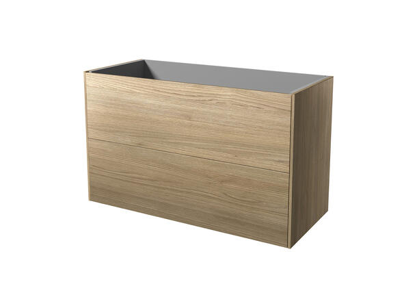 Roma servantskap 100 cm Lys Eik - Flat 