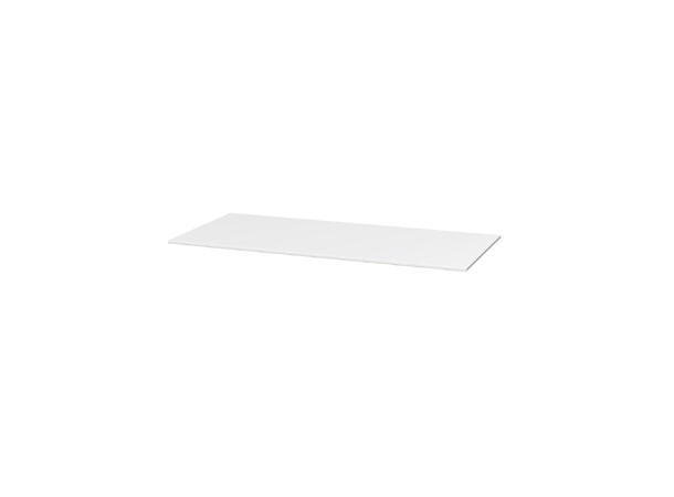 HPL benkeplate - 100 x 46 cm Hvit Matt 