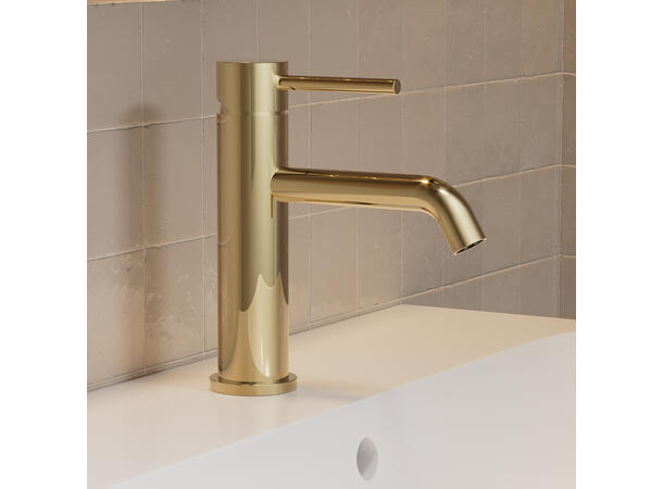 Riva servantkran - Lav Polert Champagne Gull 
