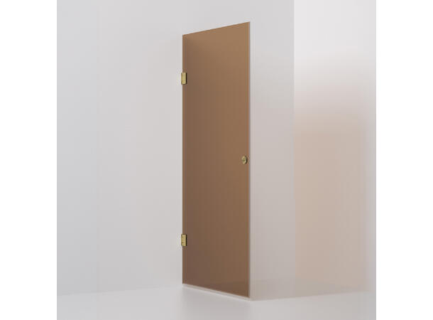Form dør 100 x 198 cm - Bronse Børstet Champagne Gull 