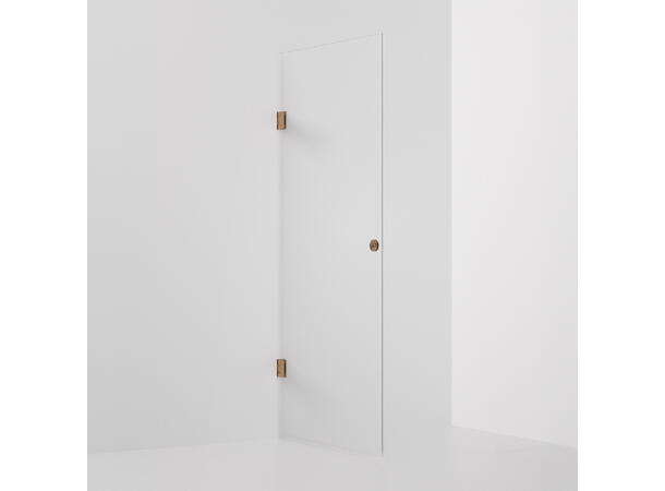 Form dør 100 x 198 cm - Klar Børstet Kobber 