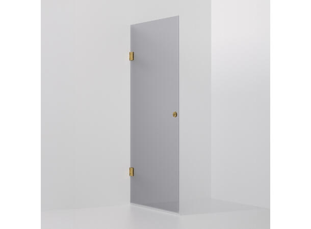 Form dør 100 x 198 cm - Sotet Børstet Gull 