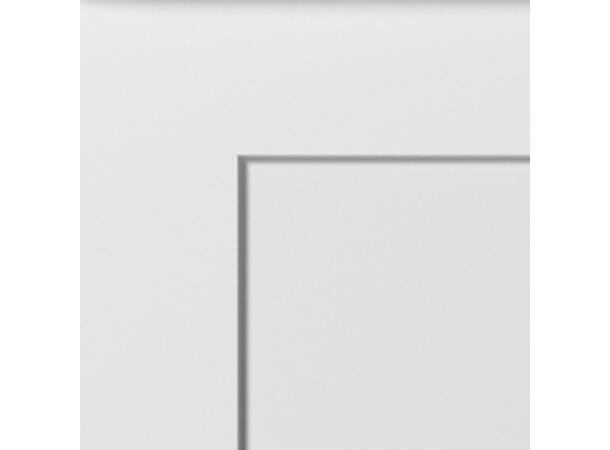 Fargeprøve - Roma Hvit Matt - Ramme 