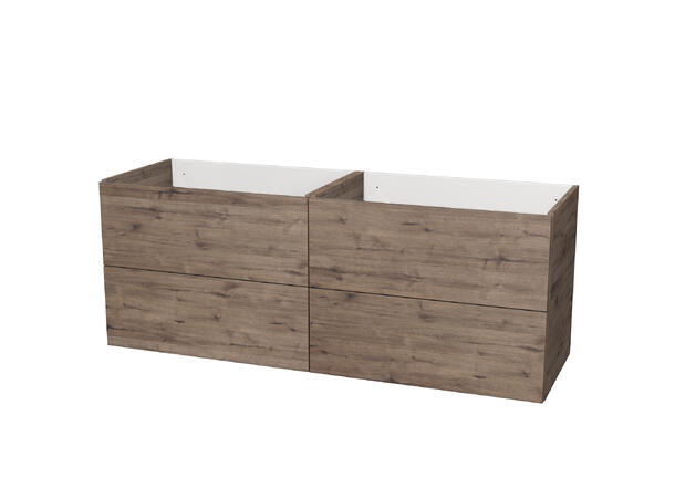 Milano Servantskap 150 cm Dobbel Wellington Eik (D370) 