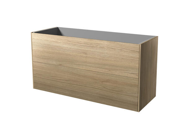 Roma servantskap 120 cm Lys Eik - Flat 