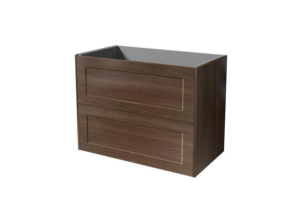 Roma servantskap 80 cm Brun Valnøtt - Ramme 