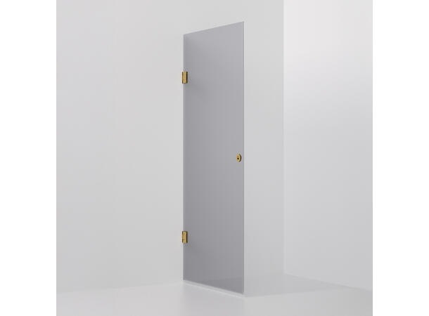 Form dør 90 x 198 cm - Sotet Polert Gull 