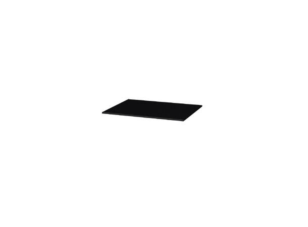 HPL benkeplate - 60 x 46 cm Sort Skifer 