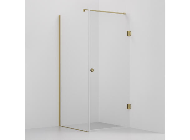 Quick Fastfelt + Form dør Polert Champagne Gull 