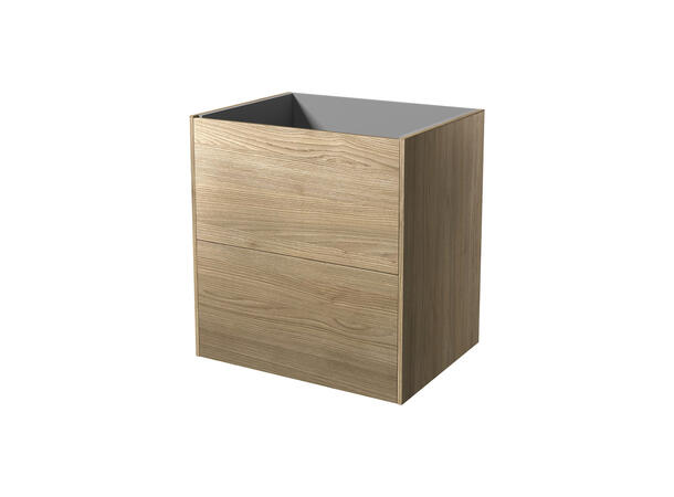 Roma servantskap 60 cm Lys Eik - Flat 