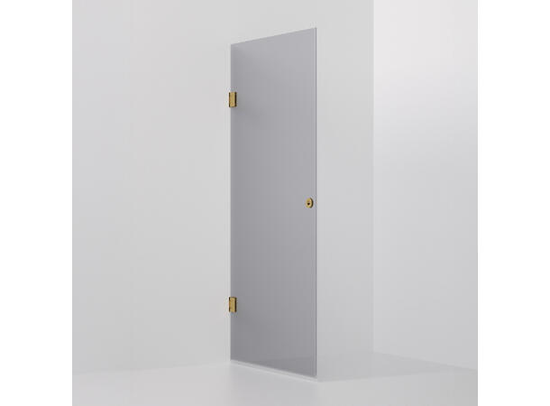 Form dør 100 x 198 cm - Sotet Polert Gull 