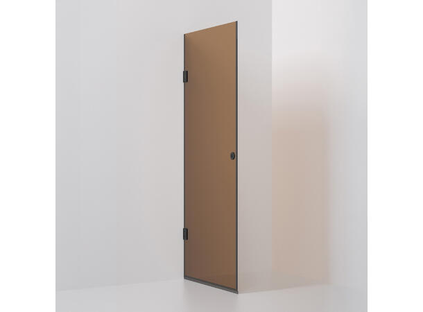 Form dør 80 x 198 cm - Bronse Sort Matt 