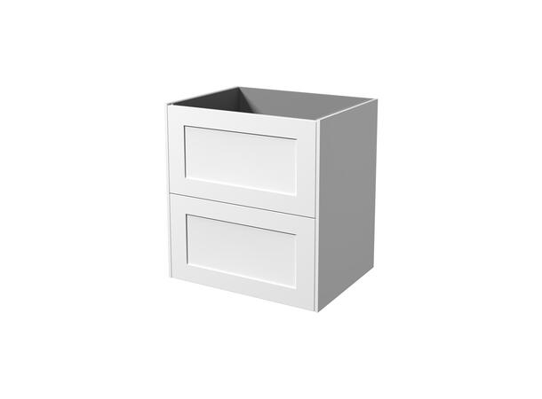 Roma servantskap 60 cm Hvit Matt - Ramme 