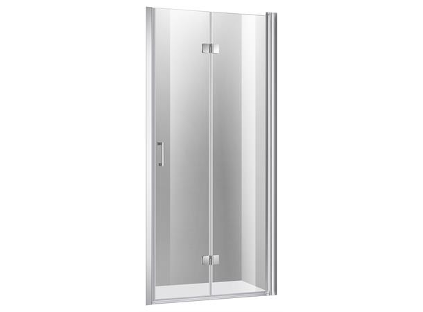 Nisjedør Leddet - Høyre 81-86cm - Krom