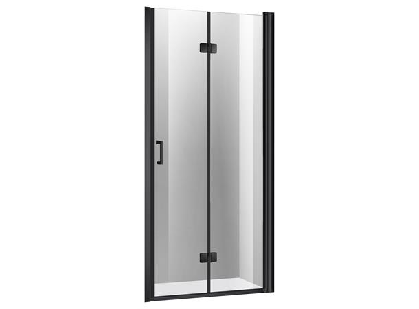 Nisjedør Leddet - Høyre 71-76cm - Sort Matt