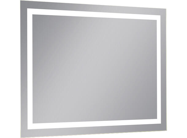 Dentro - Speil m/inv. lysramme 80 cm 